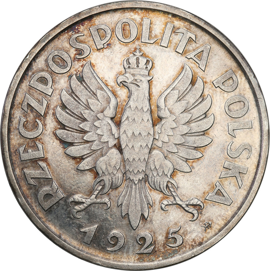 PRÓBA srebro 5 złotych 1925 Konstytucja 81 perełek
